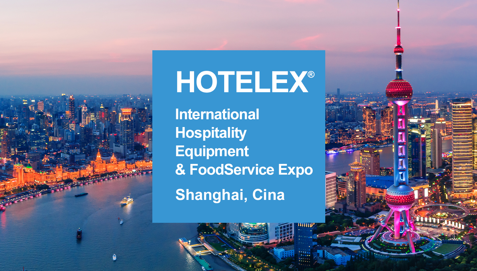 I raccordi Cmatic per il settore alimentare nella prestigiosa vetrina dell’HOTELEX® Shanghai International 2021